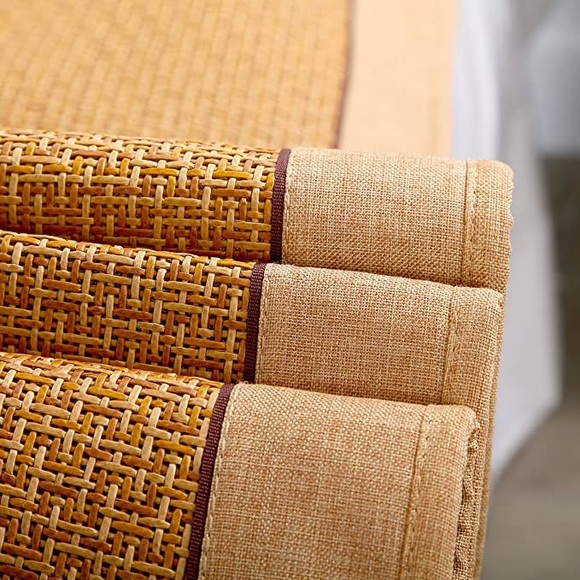 New Qbedding Rattan Sleeping Pad Mattress Topper - Picture 6 of 10